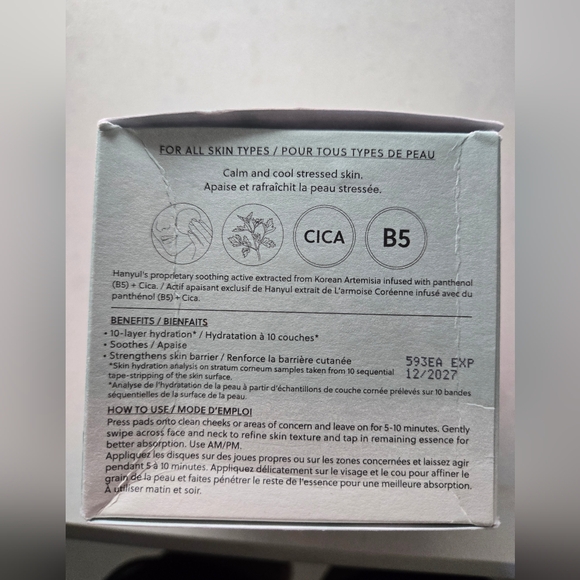 Hanyul Artemisia Toner Pads - Picture 2 of 11